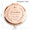 Picture of COYOAL Grandma Gifts from Grandkids Granddaughter Grandson, I Love You Personalized Compact Mirror for Grandmother Grandparents Nana, Sentimental Grandma Present for Valentines Day, Birthday