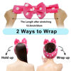 Picture of Shintop Sweet Super Soft Caroset Polka Dots Wash Cosmetic Headband Hairlace (Rose Polka dots)