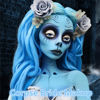 Picture of Go Ho Light Blue Face Paint Stick(0.85oz),Water Based Blue Body Paint Washable,Face Paint Kit Covers Oil-Free,Halloween Cosplay SFX Corpse Bride Sally Makeup