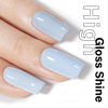 Picture of AILLSA Pastel Blue Gel Nail Polish Macaron Baby Blue Gel Polish Bright Spring Summer Colors Cotton Candy Nail Polish Gel Soak Off U V for French Manicure Salon DIY Holiday Gifts 0.5 Fl Oz GB82