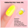 Picture of Makartt Poly Nail Gel-50ML Gel Builder-Bright Yellow Color for Nail Extension Strengthener 3D Diy Hard Gel Manicure Nail Art Home-Sunny Side Up