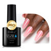 Picture of Gelike EC Sheer Blush Pink Nail Glue Gel - 6 in 1 Nail Glue Nude Pink for Clear Acrylic Nail French Manicure,Long Lasting Adhesive UV Nail Glue for Clear Press On Nail Tips,UV Cure Required