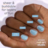 Picture of essie Nail Art Studio Jelly Gloss Nail Polish, Vegan, Sheer Blue Nail Polish, Sky Jelly, 0.46 Fl Oz
