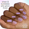 Picture of essie Nail Art Studio Jelly Gloss Nail Polish, Vegan, Sheer Purple Nail Polish, Orchid Jelly, 0.46 Fl Oz