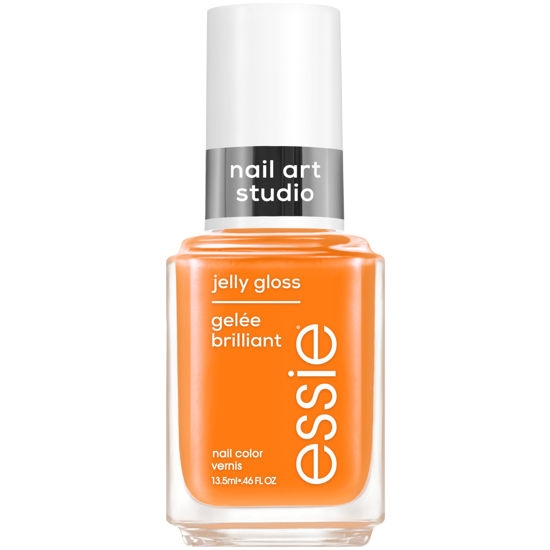 Picture of essie Nail Art Studio Jelly Gloss Nail Polish, Vegan, Sheer Orange Nail Polish, Apricot Jelly, 0.46 Fl Oz