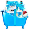 Picture of Birthday Gifts for Women, Luxury Home Spa Kit, 8pcs Bath Gift Set Ocean & Vanilla, Gift Baskets for Women Unique with Bath Bombs, Sea Salt, Scented Candle, Body Lotion