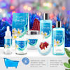 Picture of Birthday Gifts for Women, Luxury Home Spa Kit, 8pcs Bath Gift Set Ocean & Vanilla, Gift Baskets for Women Unique with Bath Bombs, Sea Salt, Scented Candle, Body Lotion