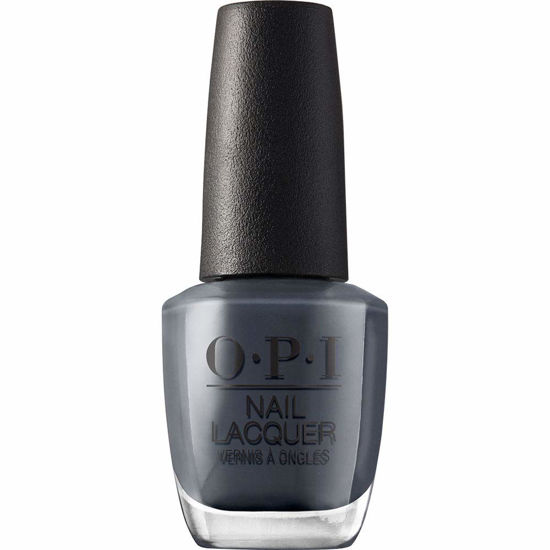 Picture of OPI Nail Lacquer Rub-a-Pub-Pub | Opaque Dark Gray Crème Chip Resistant Nail Polish | Scotland Collection