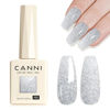 Picture of CANNI Glitter Gel Nail Polish 1pcs 9ml Nail Gel Iron color Glitter Nail Polish Soak Off Uv LED Nail Lamp Dawn Crystal Flash Series Nail Art Manicure Salon DIY Home