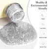 Picture of CANNI Glitter Gel Nail Polish 1pcs 9ml Nail Gel Iron color Glitter Nail Polish Soak Off Uv LED Nail Lamp Dawn Crystal Flash Series Nail Art Manicure Salon DIY Home