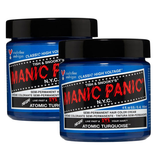 Picture of MANIC PANIC Atomic Turquoise Hair Dye 2PK