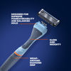 Picture of Dollar Shave Club | The Guest Pass Shave Set | 2 Swift Rinse Refill Cartridges, 1 Handle (Blue), 1 Razor Cover