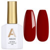 Picture of AILLSA Cherry Red Gel Nail Polish Burgundy Dark Gel Polish Blood Color Fall Winter Gel Polish Garnet Carmine Opaque Nails Soak Off U V Gel Polish Manicure Salon at Home Christmas Gifts 0.51 Fl Oz/GF03