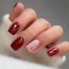Picture of AILLSA Cherry Red Gel Nail Polish Burgundy Dark Gel Polish Blood Color Fall Winter Gel Polish Garnet Carmine Opaque Nails Soak Off U V Gel Polish Manicure Salon at Home Christmas Gifts 0.51 Fl Oz/GF03