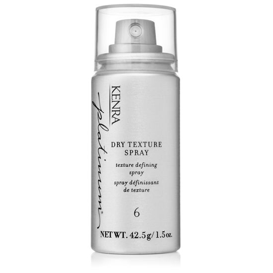 Picture of Kenra Platinum Dry Texture Spray 6 | Texture Defining Styler | Increases Texture & Fullness | Absorbs Oils & Impurities | Ultra-Lightweight, Non-Drying Formulation | All Hair Types | 1.5 oz.