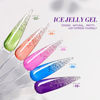 Picture of BORN PRETTY Ice Jelly Gel Nail Polish Jelly Halloween Hot Pink Gel Polish Sheer Transparent Hot Pink Natural Translucent Hema-Free Soak Off Gel Polish Nail Art DIY Christmas Gift 15ML