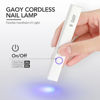 Picture of GAOY Handheld UV Light for Gel Nails, Mini Nail Lamp, Portable Cordless Rechargeable, Fast Curing