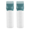 Picture of Pimoys Hair Oil Applicator Bottle 6 Ounce, 2 Pack Root Comb Applicator Bottle Hair Dye Bottle Oiling Applicator Brush with Graduated Scale, Dark Blue