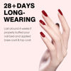 Picture of CANNI Red Gel Polish, 1Pcs Gel Nail Polish Red Colors Deep Dark Red Color Nail Polish Gel High Gloss Soak Off U V Gel Nail French Nail Manicure Salon DIY