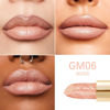 Picture of Oulac Matte Lipstick with Metallic Shine, Comfortable Creamy Texture, Smooth No Grainy Feeling, Vegan & Gluten Free, Full-Coverage Lip Colour 4.3g, Christmas Gifts for Women, GM06 Hugs