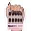 Picture of Glamnetic Press On Nails - Bark Brown | Opaque Dark Brown Short Round False Nails, Reusable Stick On Fake Nails with Glue | Salon Quality | 15 Sizes - 30 Nail Kit