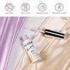 Picture of RARJSM Pearl Gold Gel Liner Nail Art Pearlescent Milky Light Purple White Golden Shell Glitter Swirl Effect Gel Nail Polish 8ml Build in Thin Brush Painted Drawing Striper Gel Polish Curing Requires