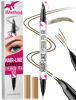 Picture of iMethod Curved Eyebrow Pen - Eyebrow Pencil, Brow Pencil 2-in-1 Dual-Ended Microblading Eyebrow Pen with Curved Tip and Precise Brush-Tip, Brow Pen for Natural Hair-Like Brows, Last All-Day, Brown