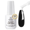Picture of Beetles Gel Polish Top Coat: 20ml Glossy Top Coat Clear Gel Top Coat High Gloss Shiny Finish and Long Lasting, No Wipe Soak Off UV & Nail Lamp Big Volume for Gel Nails Art DIY Valentine's Day Gifts