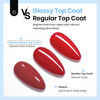 Picture of Beetles Gel Polish Top Coat: 20ml Glossy Top Coat Clear Gel Top Coat High Gloss Shiny Finish and Long Lasting, No Wipe Soak Off UV & Nail Lamp Big Volume for Gel Nails Art DIY Valentine's Day Gifts