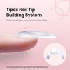 Picture of Beetles Tipex Instant Apex Nail Tips,120Pcs Pre-building Pre-Etched Gel Nail Tips Long Coffin Thicker Acrylic Nails Strong Full Cover False Nail Extension Building Gel Press-on Nails for Flat Nails