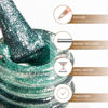 Picture of MAYCHAO 15ML Cat Eye Gel Nail Polish 1Pc Light Green Gel Polish with Magnet Soak off Holographic Magnetic Nail Polish for Nail Art Manicure Salon DIY at Home, 0.5 OZ