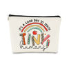Picture of Teacher Appreciation Gifts,Teacher Christmas Gifts,Teacher Gifts,Teacher Must Haves,Para Gifts Appreciation,Teacher Makeup Bag,It's A Good Day to Teach Tiny Human Rainbow Cosmetic Bag Gift for Women