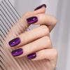 Picture of MAYCHAO 15ML Silk Purple Cat Eye Gel Nail Polish 1Pc Purple Cat Eye Gel Polish with Magnet Soak off Holographic Magnetic Nail Polish for Nail Art Manicure Salon DIY at Home, 0.5 OZ
