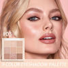 Picture of 9Colors Pink Beige Eyeshadow Palette,Nude Soft Small Eyeshadow Matte Shimmer Natural Neutral Creamy Eye Shadow Light Colors Long Lasting Naturing-Looking Cream Eye Shadow for Older Women Matte