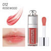 Picture of 2PCS Hydrating Lip Glow Oil, Lip Oil Gloss Transparent Toot Tinted Nourishing Long Lasting Repairing Lightening Lip Lines (ROSEWOOD) 0.2 OZ