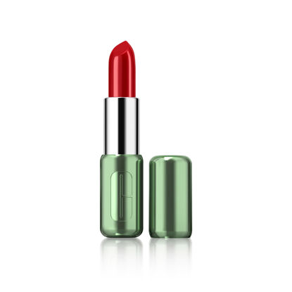 Picture of Clinique Pop Longwear Lipstick | Long Lasting, Satin, Matte + Shine, Cherry Pop, 1 Count