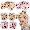 Picture of WHAVEL 6PCS Spa Headband and Wristband Set, Face Wash Headband Makeup Skincare Headband Wrist Bands for Washing Face