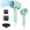 Picture of SHRATE Lightweight Ionic Hair Dryer with Diffuser - Powerful 1800W Blow Dryer for Fast Drying - Professional Low Noise Mini Hair Dryer for Travel, Gifts, Hair Styling