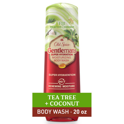 Picture of Old Spice Super Hydration GentleMan’s Body Wash, 24/7 Renewing Moisture, Gentle on Skin, Fiji with Palm Tree + Coconut Scent, 20 fl oz