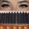 Picture of Geeneiya 200D Fluffy Lash Clusters Kit Thick Lash Extension Kit 10-18mm Wispy Cluster Eyelash Extensions Individual Eyelashes Kit with Waterproof Lash Bond and Seal DIY Lashes Applicator for Beginners