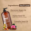 Picture of Botanic Hearth Argan Shampoo, Hydrating & Volumizing, Sulfate & Paraben Free, All Hair Types & Color Treated Hair, Men and Women 16 fl oz