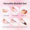 Picture of MelodySusie Builder Nail Base Gel Pink Builder Gel for Nails Thickening, Soak Off UV Gel,Extension Gel Rhinestone Nail Glue Gel in a Bottle for Nail Art Design Gift for Women-76