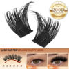 Picture of Geeneiya Lash Clusters 200D Fluffy Eyelash Clusters 10-20mm Thick D Curl Lash Extension Wispy Cluster Eyelash Extensions DIY Individual Eyelashes for Beginners