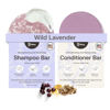 Picture of The Earthling Co. Shampoo & Conditioner Bar Set - Promote Hair Growth, Strengthen & Volumize All Hair Types - Paraben & Sulfate Free Formula with Natural Ingredients for Dry Hair (Wild Lavender)