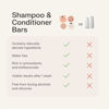 Picture of The Earthling Co. Shampoo & Conditioner Bar Set - Promote Hair Growth, Strengthen & Volumize All Hair Types - Paraben & Sulfate Free Formula with Natural Ingredients for Dry Hair (Wild Lavender)
