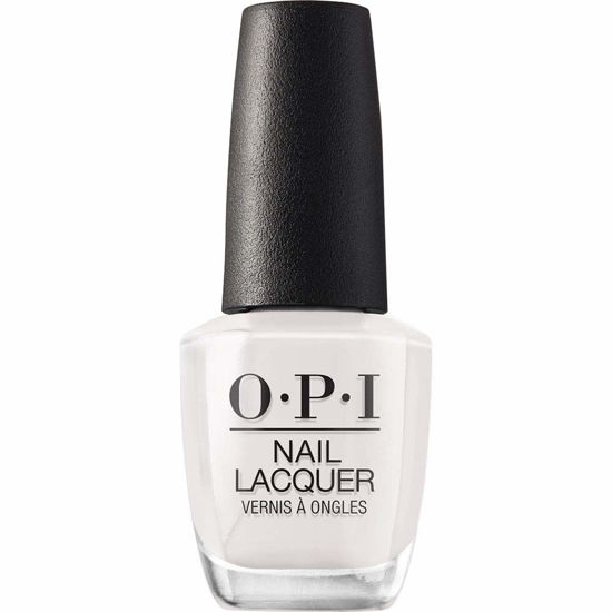 Picture of OPI Nail Lacquer Suzi Chases Portu-geese | Opaque Soft White Crème Chip Resistant Nail Polish | Lisbon Collection