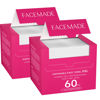 Picture of FACEMADE 120 Ct Disposable Face Towels XXL, USDA Certified 100% Biobased Face Towelettes, Face Clean Makeup Remover, Ultra Soft Dry Wipes, Rose