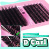 Picture of ALICE Lash Extension Kit Fluffy Volume Cluster Lashes Wispy 8-20MM D Curl Individual Lashes Eyelash Clusters Kit Lash Glue Bond and Seal Tweezers Diy Eyelash Extension Kit Self Application at Home