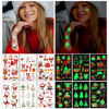 Picture of Awinmay luminous Christmas Temporary Tattoos for Kids - 240 Pieces Bulk Christmas Tattoos for Boys and Girls,Xmas Holiday Stickers Christmas Party Favor for Kids Stocking Stuffers and Gifts 16 Sheets
