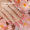 Picture of RARJSM Nude Gel Nail Polish Candy Pink Neutral Skin Tone Sheer Jelly Gel Polish 1PC 15ml Single Bottle Cream Transparent Pink Nail Gel Polish Soak off UV LED Cured for Home Salon DIY Manicure